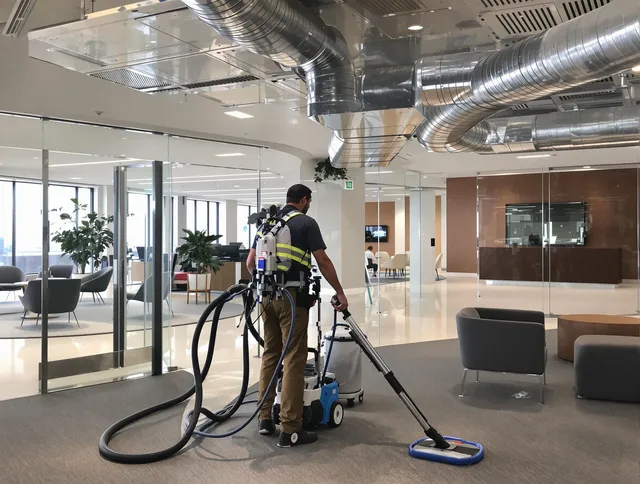 Commercial duct cleaning service by Grafton Air Duct Cleaning in Grafton