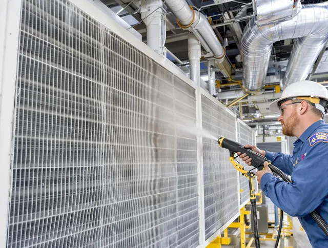 Professional commercial coil cleaning by Grafton Air Duct Cleaning in Grafton