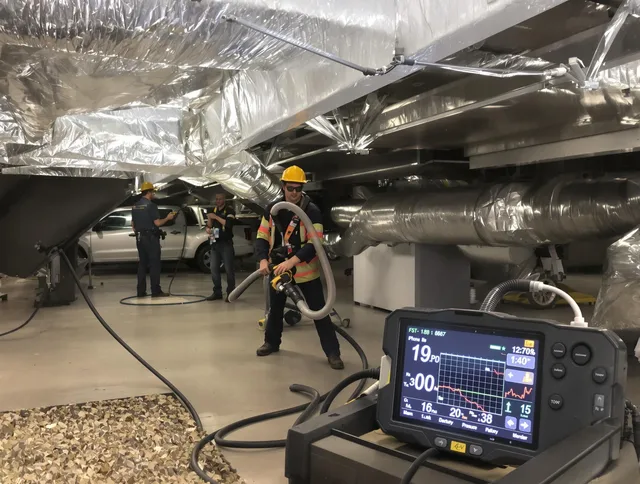 Professional negative pressure duct cleaning by Grafton Air Duct Cleaning in Grafton